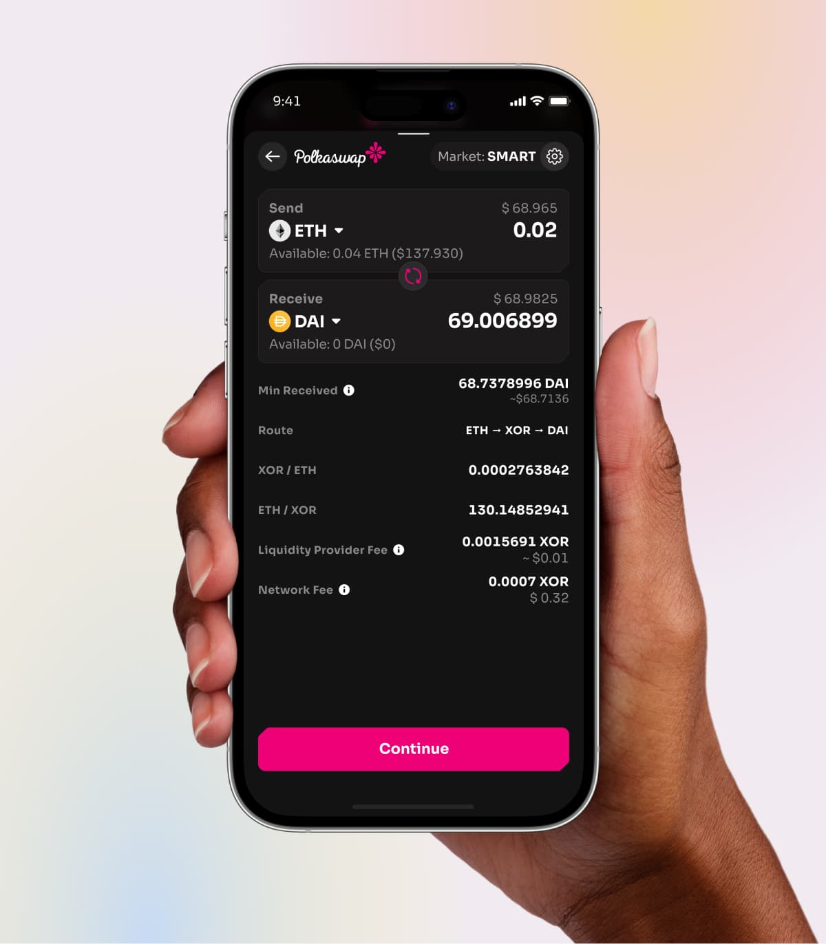 Fearless Wallet mobile app