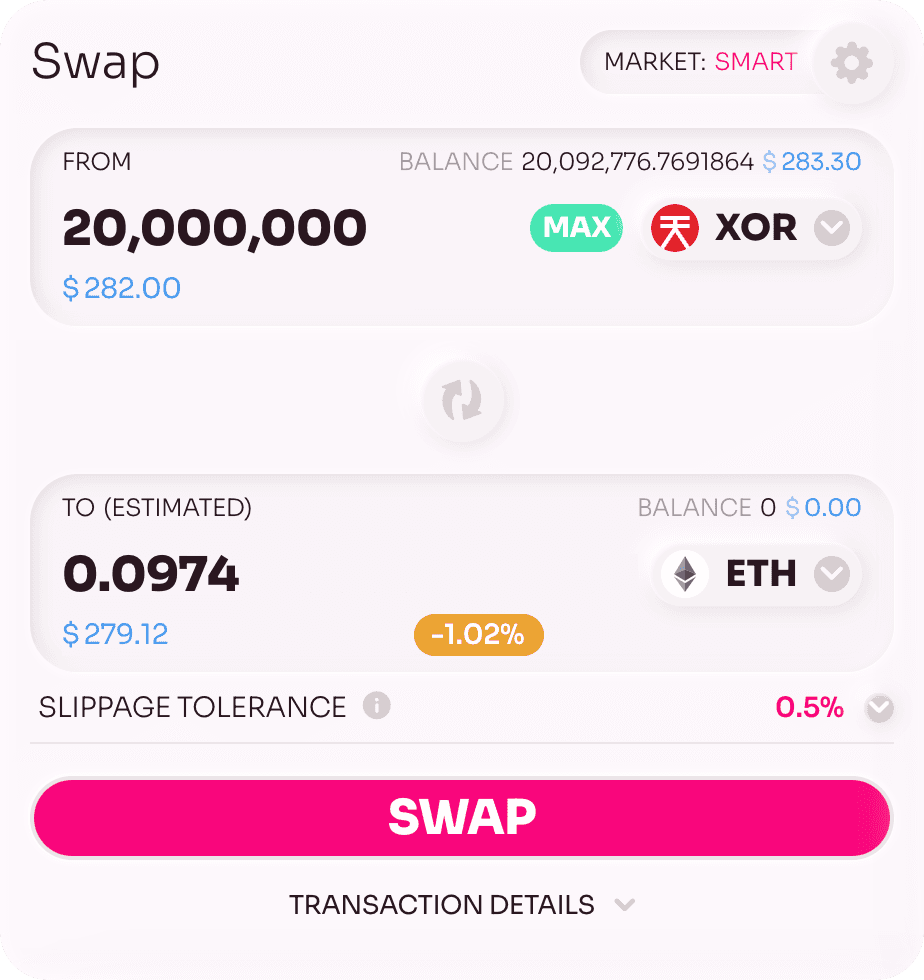 Swap UI